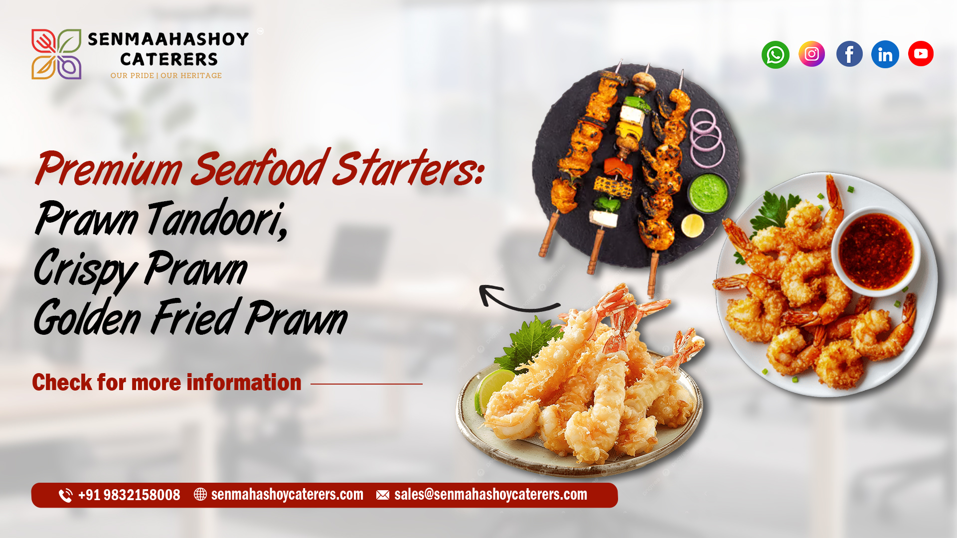 Premium Prawn Starters for Events in Kolkata